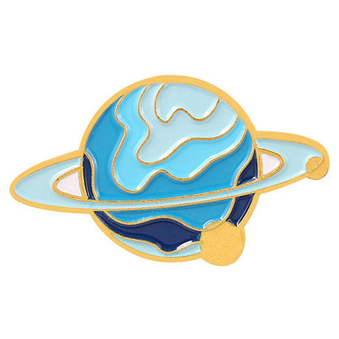Blue Planet Alloy Pin Badge P27