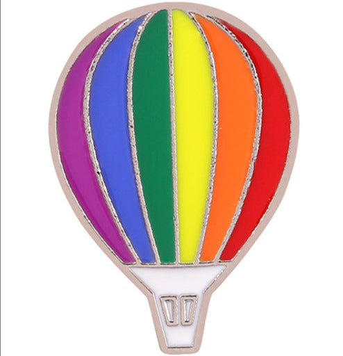 LGBT Rainbow Balloon Pin Badge P18