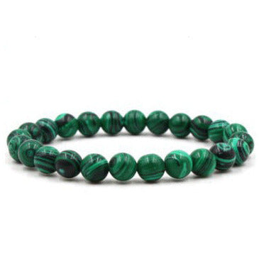 Malachite Beaded Bracelet B11