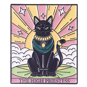 The High Priestess Tarot Pin Badge P16