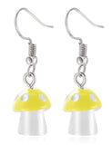 Resin Small Mushroom Earrings E186 Choice of Colours